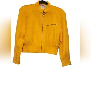 Vintage Courreges Size C yellow jacket.